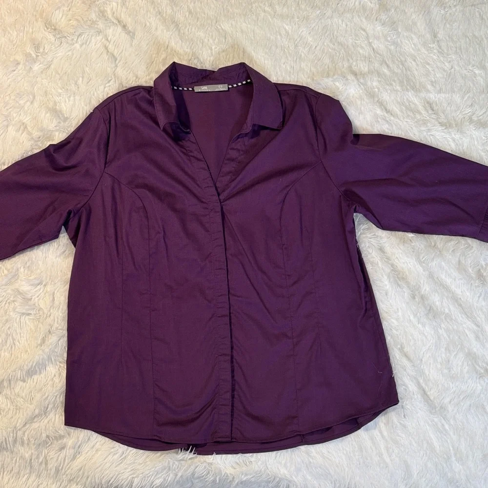 Lee Riders Rich Purple Top - Picture 2 of 8